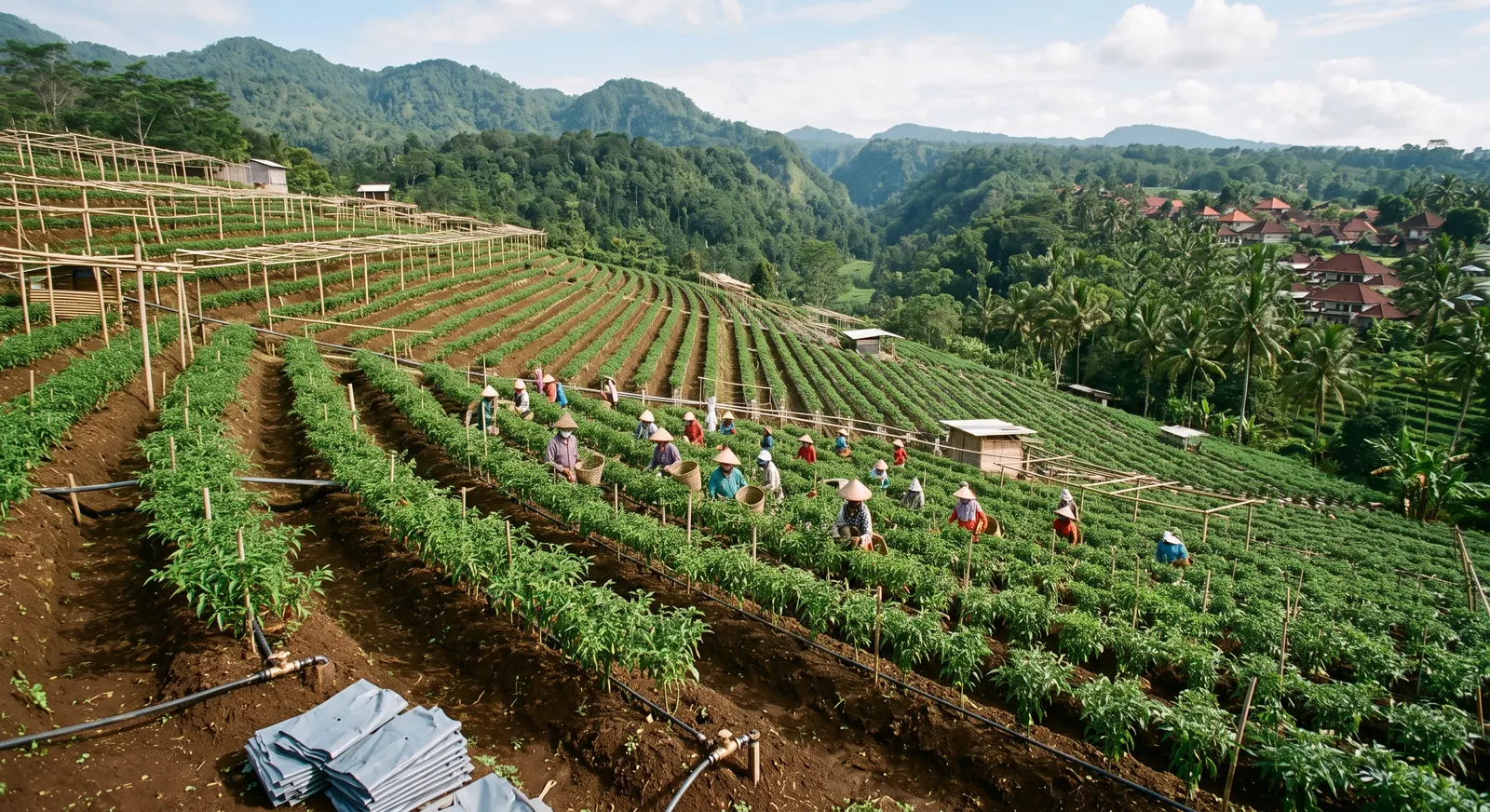 Cara Menentukan Jarak Tanam Cabai yang Tepat agar Produksi Maksimal